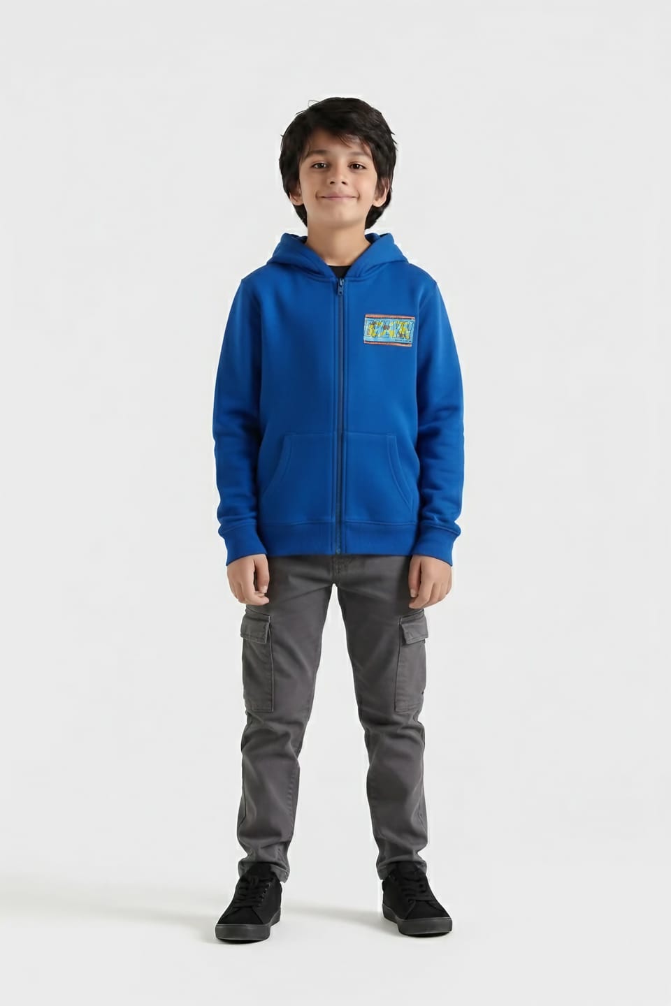 Premium Quality &quot;Created Your Own Future&quot; Printed Pull-Over Hoodie For Boys
