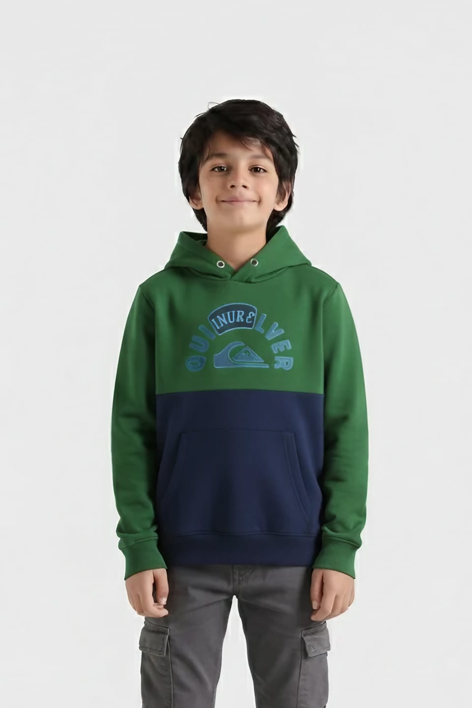 Premium Quality Cut &amp; sew Pull-Over Boys Fleece Hoodie