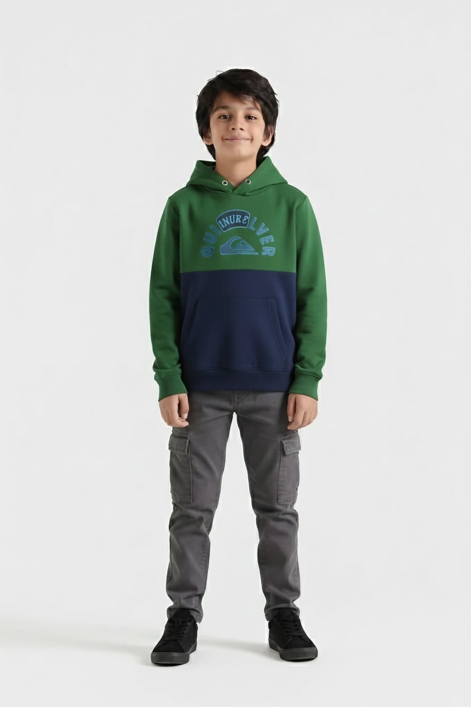 Premium Quality Cut &amp; sew Pull-Over Boys Fleece Hoodie