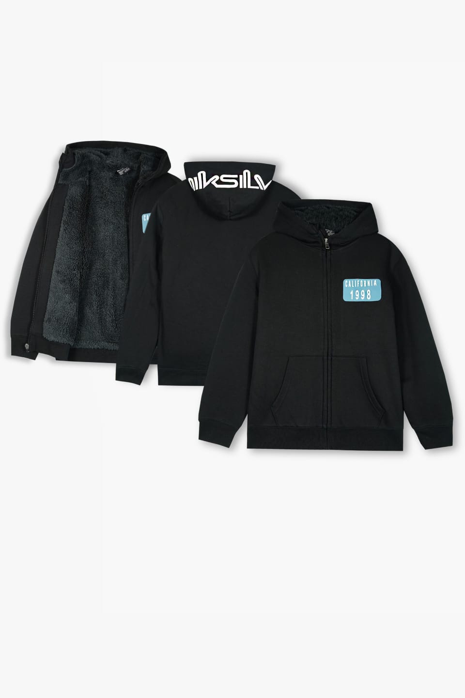 Premium Quality "CALIFORNIA" Printed Sherpa Jacket For Kids