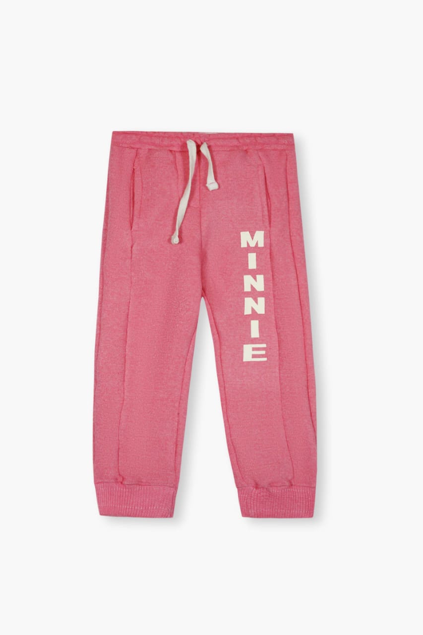 Premium Quality "Minnie Mouse" Printed Knit Sweater Fleece Hoodie Suit For Kids