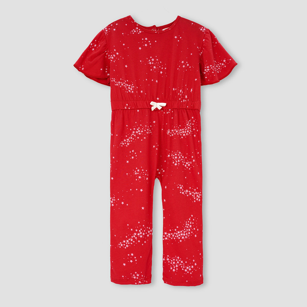 Girls Fashion All Over Printed Soft Cotton Jumpsuit