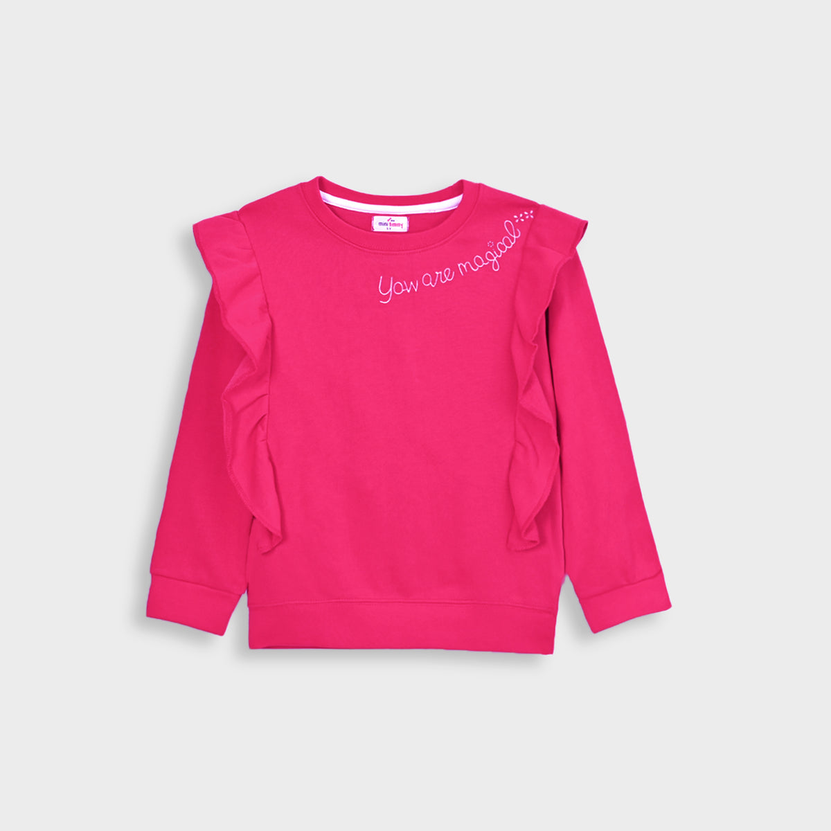 Premium Quality Printed Fleece Sweatshirt with fashion fill For Girls