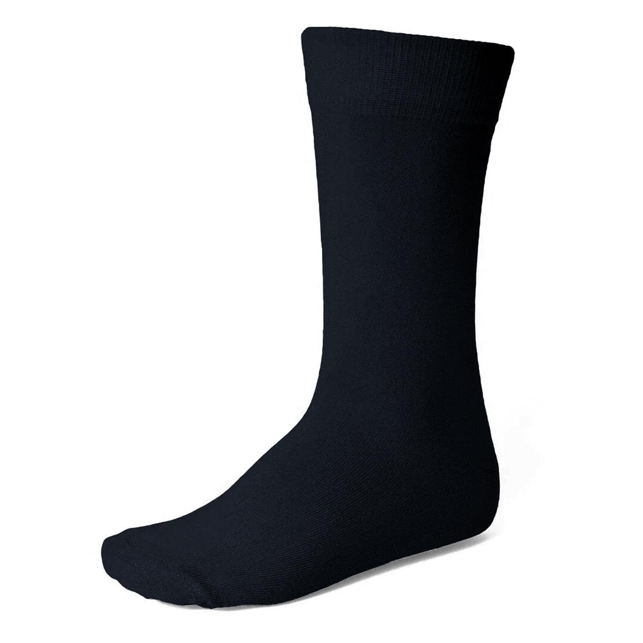 Mens Soft Cotton Pack Of 3 lightweight Dark Navy Socks (CA-120252) - Brands River