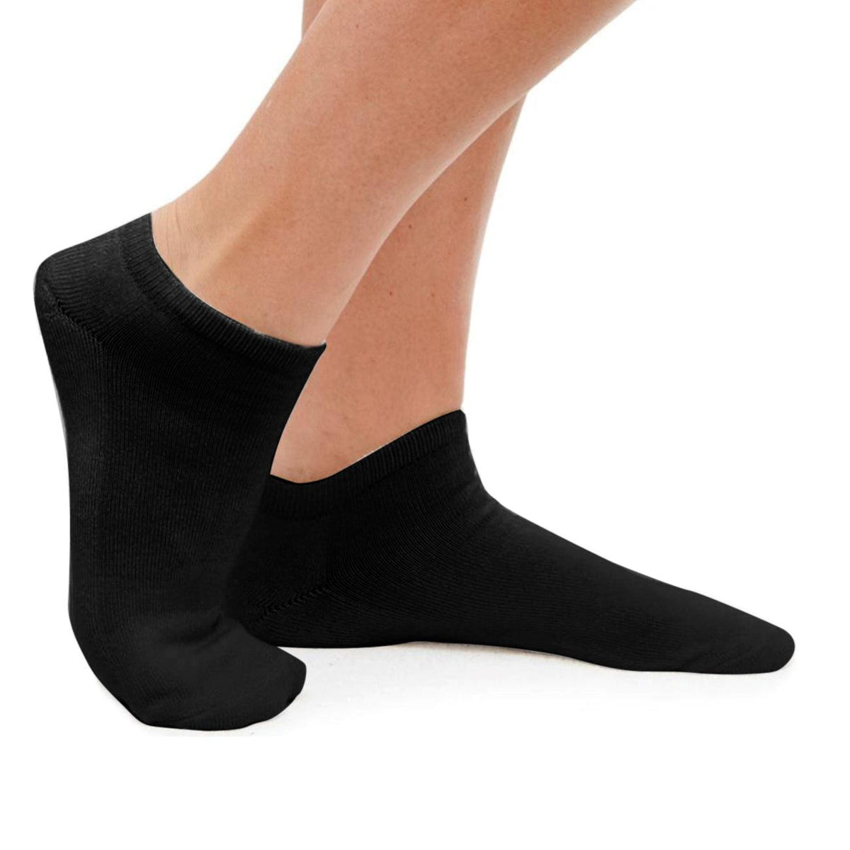 Premium Quality Black Soft Cotton Ankle Socks (SO-120256) - Brands River