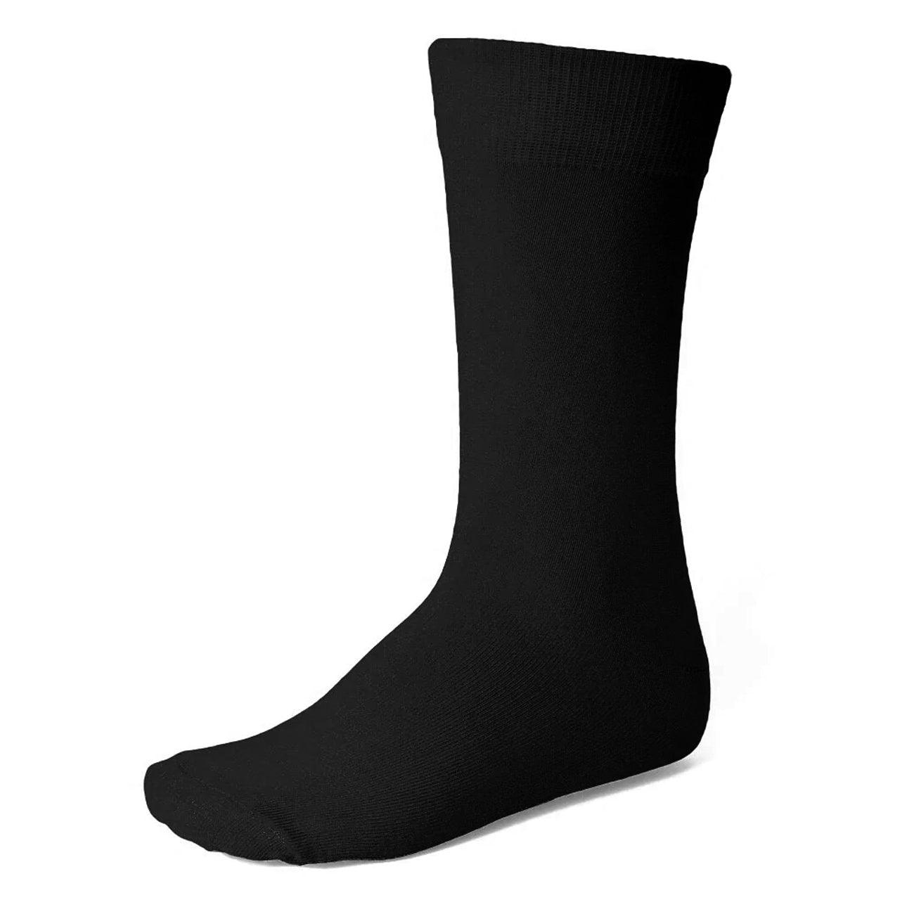 Premium Quality Pack Of 3 Soft Cotton Black Socks (SO-120254) - Brands River