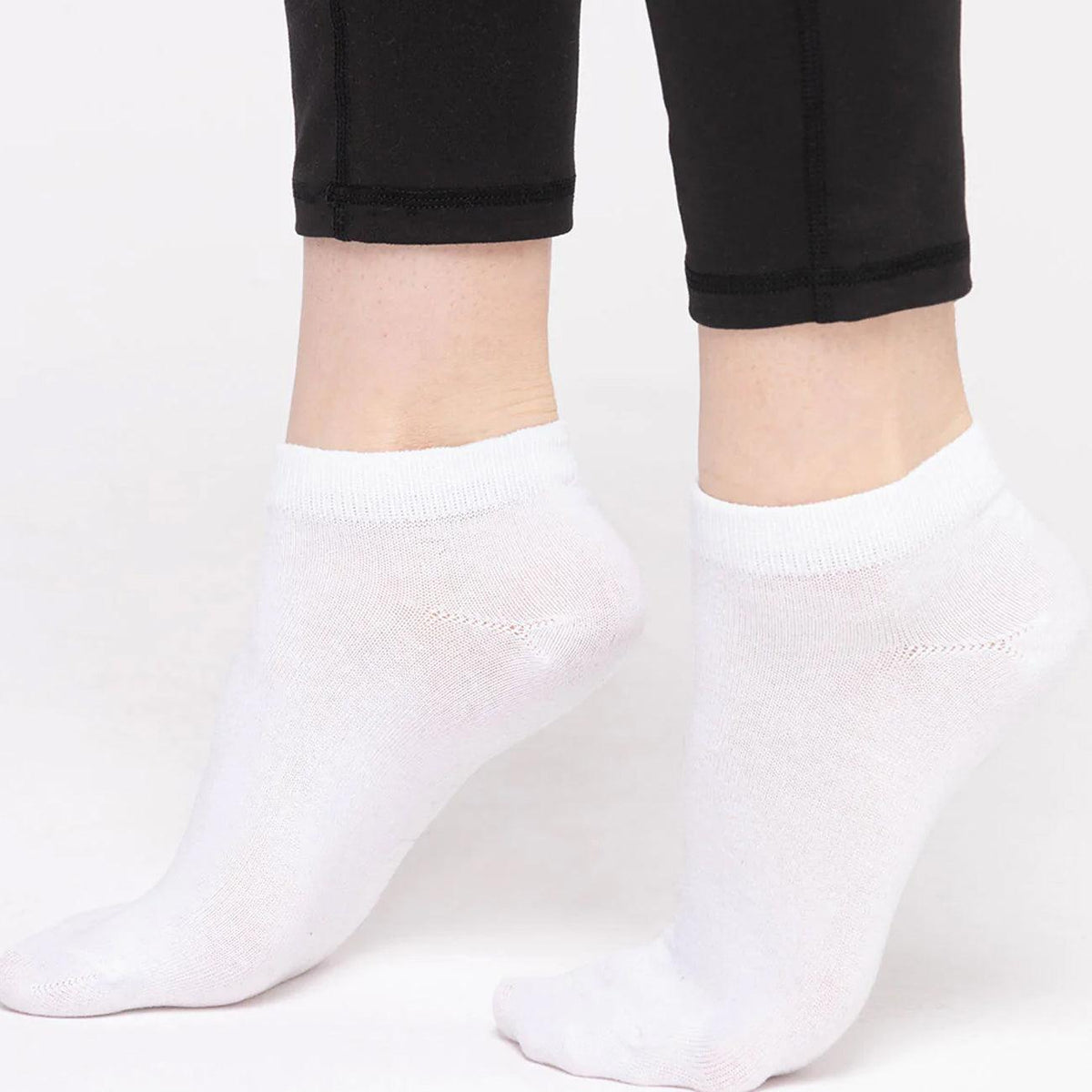 Premium Quality White Soft Cotton Ankle Socks (SO-120259) - Brands River