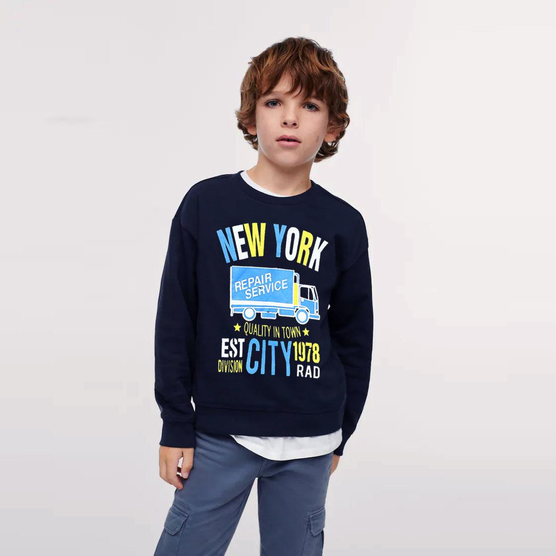Kids Premium Quality Graphic Printed Fleece Sweatshirt (TA-10301) - Brands River