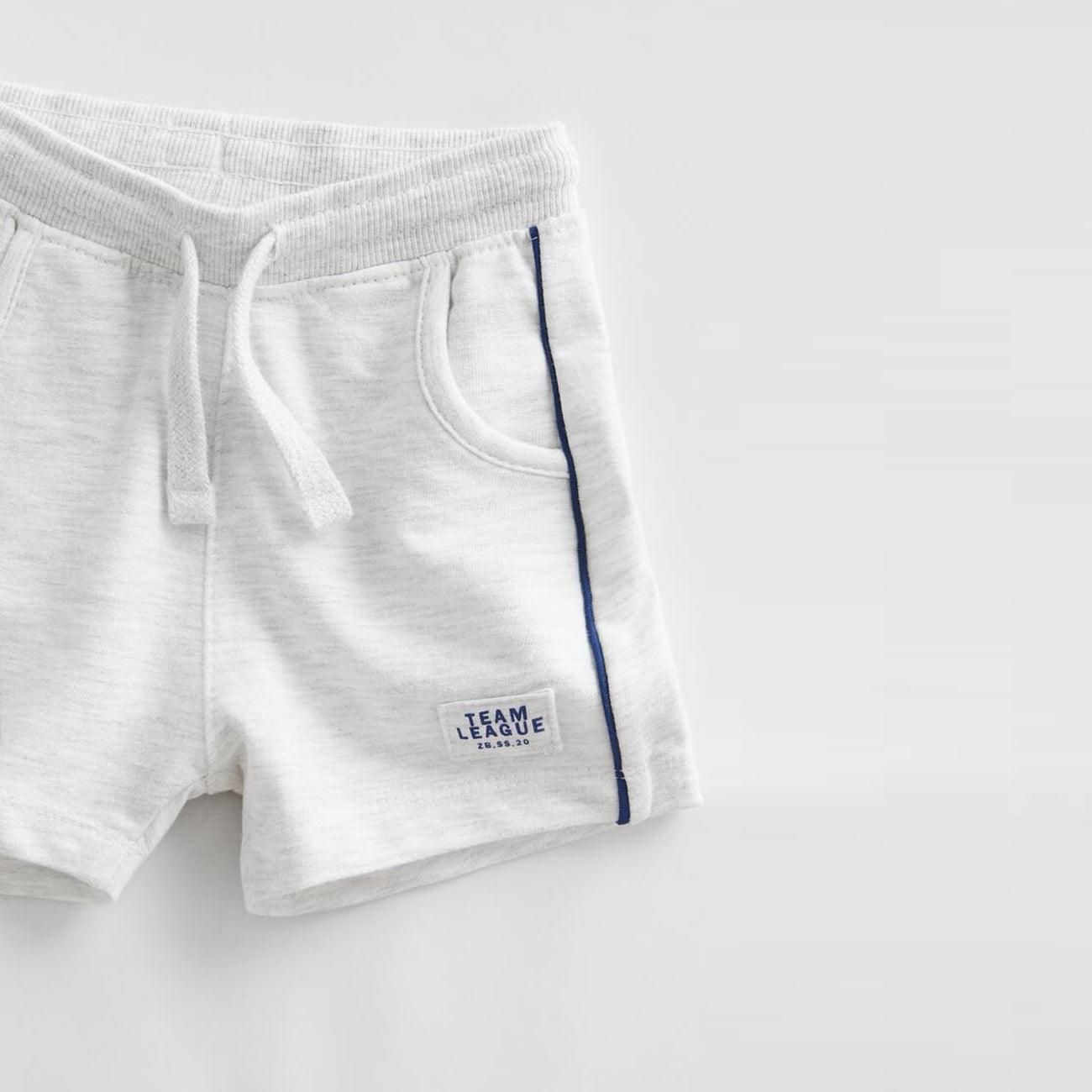 Premium Quality Printed Soft Cotton Stripe Short For Kids (YO-11689) - Brands River
