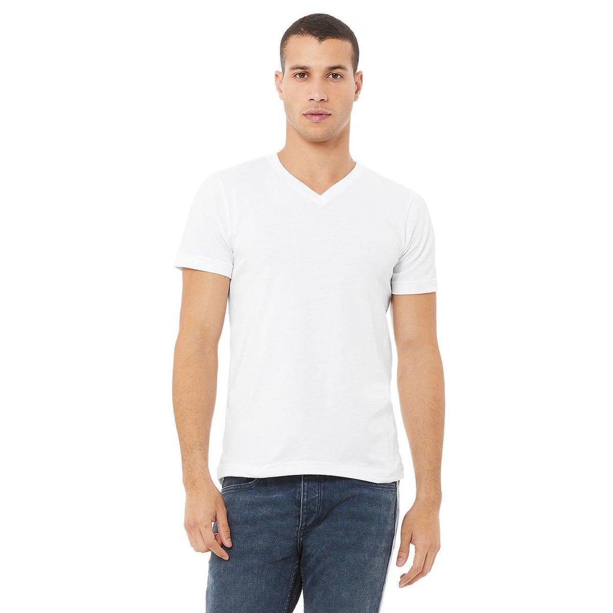 Men&#39;s V-Neck Soft Cotton T-Shirt (10596) - Brands River