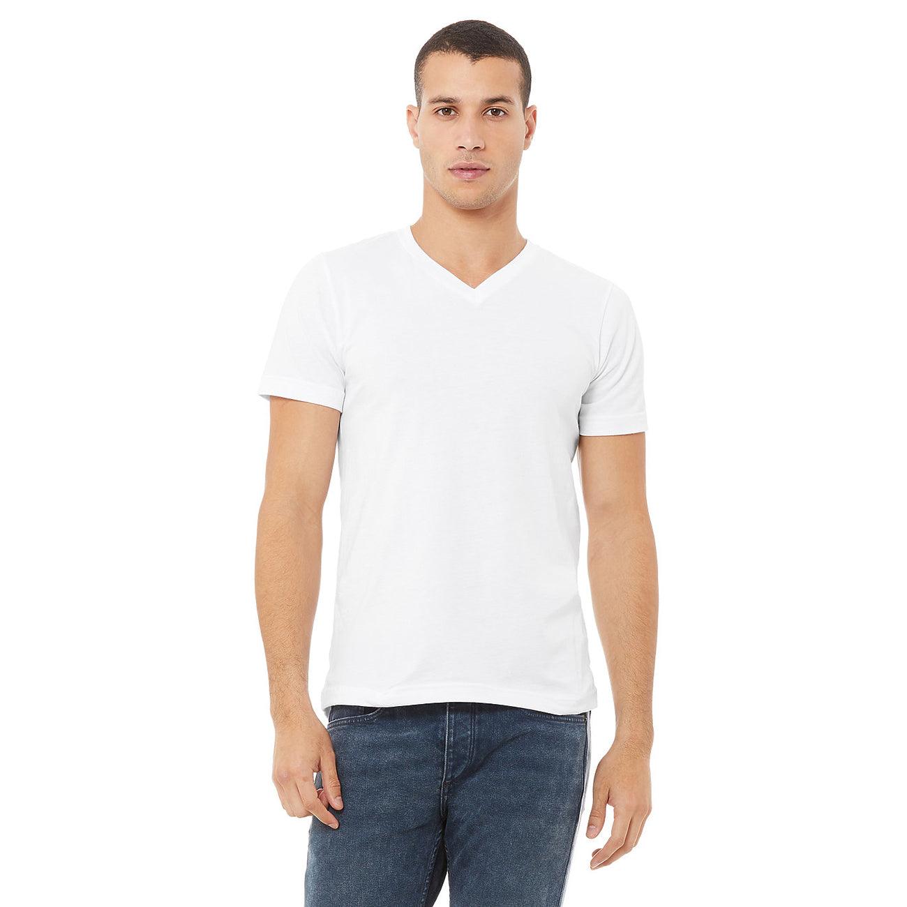 Men's V-Neck Soft Cotton T-Shirt (10596) - Brands River