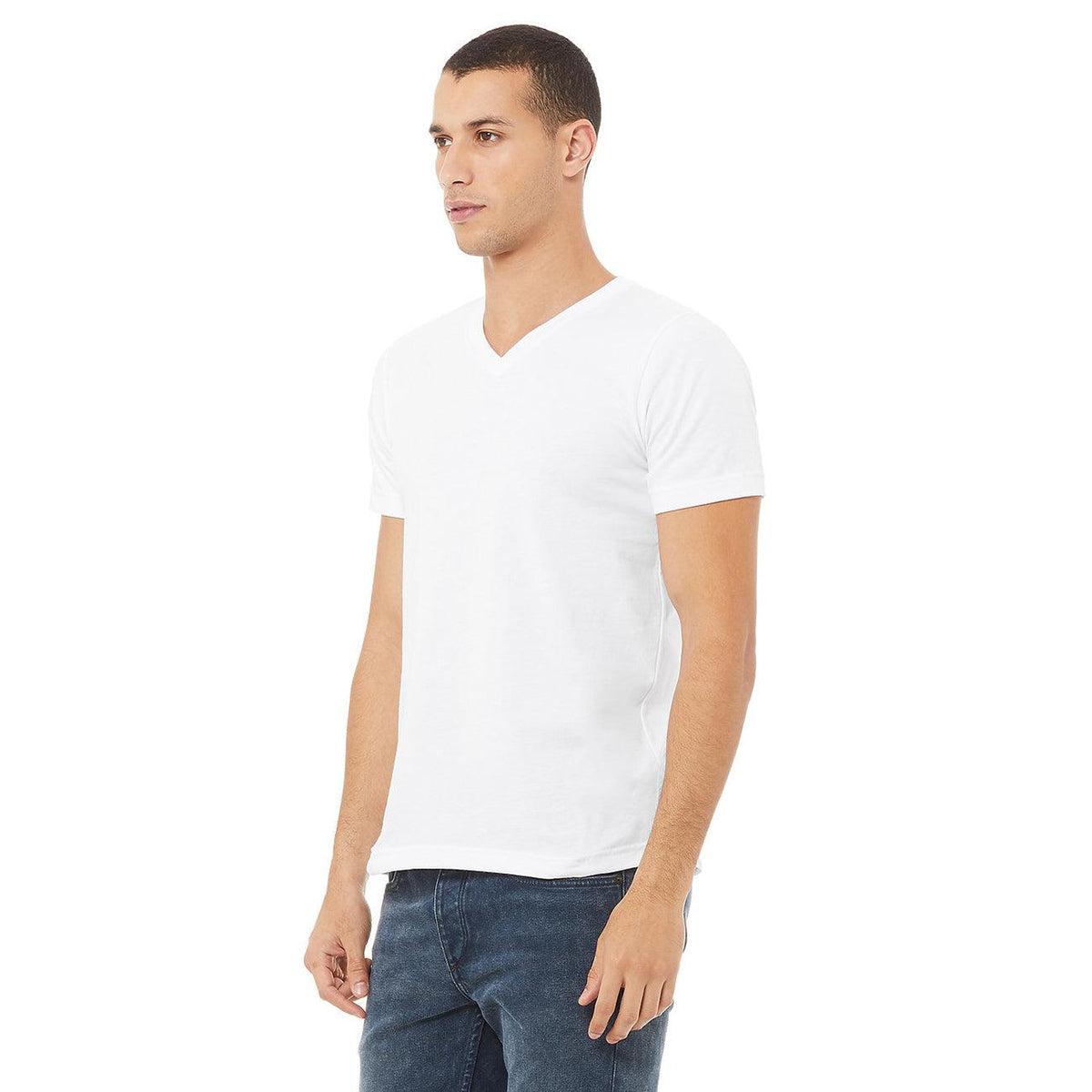Men&#39;s V-Neck Soft Cotton T-Shirt (10596) - Brands River