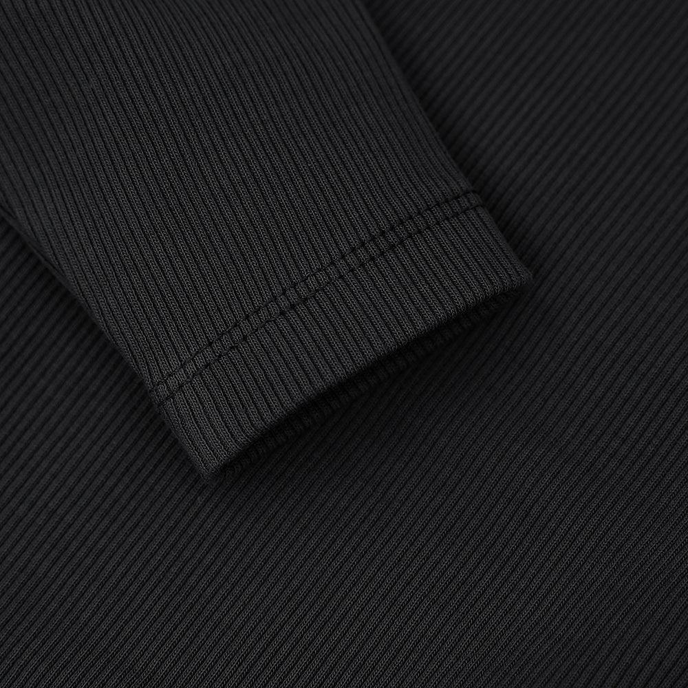 Kids Soft Cotton Ribbed Black Sweatshirt (MT-120210) - Brands River