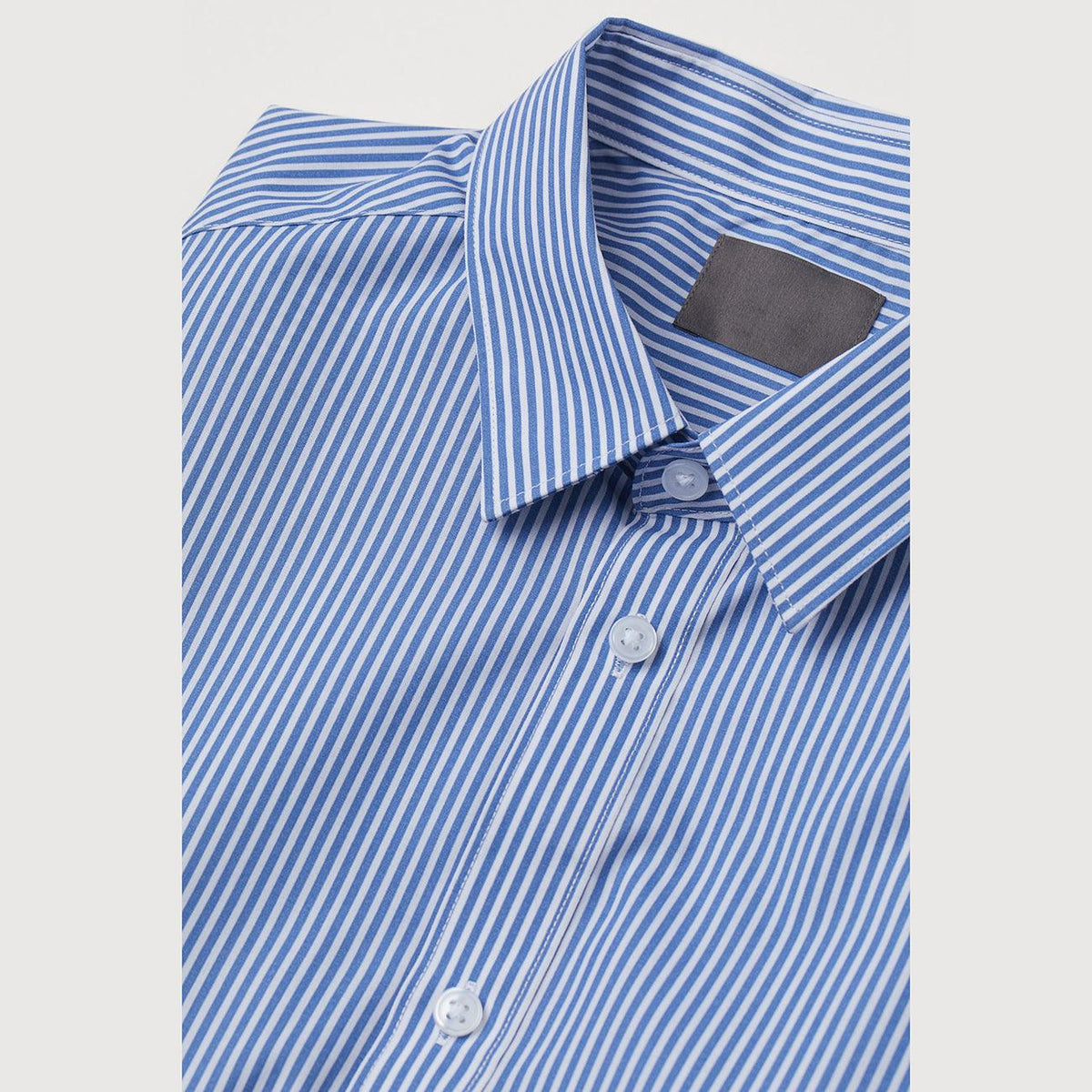 Men Premium Quality Slim Fit Blue Lining Casual Shirt (HM-120147) - Brands River