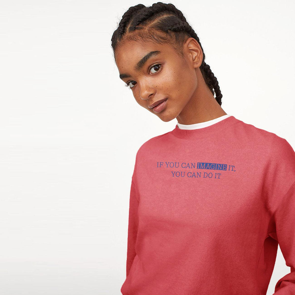 Women Printed Premium Quality Terry Sweatshirt (LF-11065) - Brands River