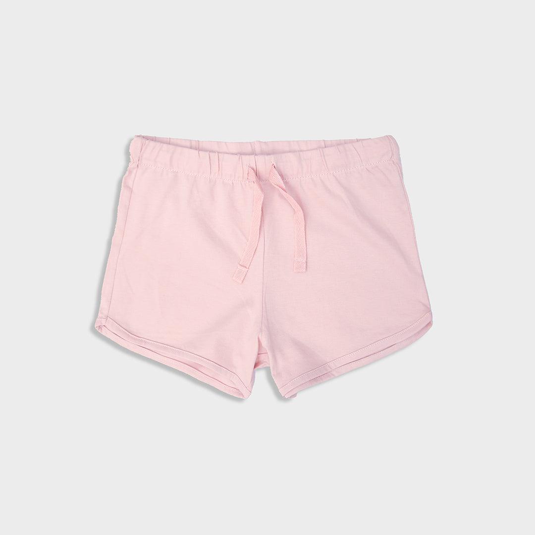 Girls Pink Organic Soft Cotton Short - Brands River