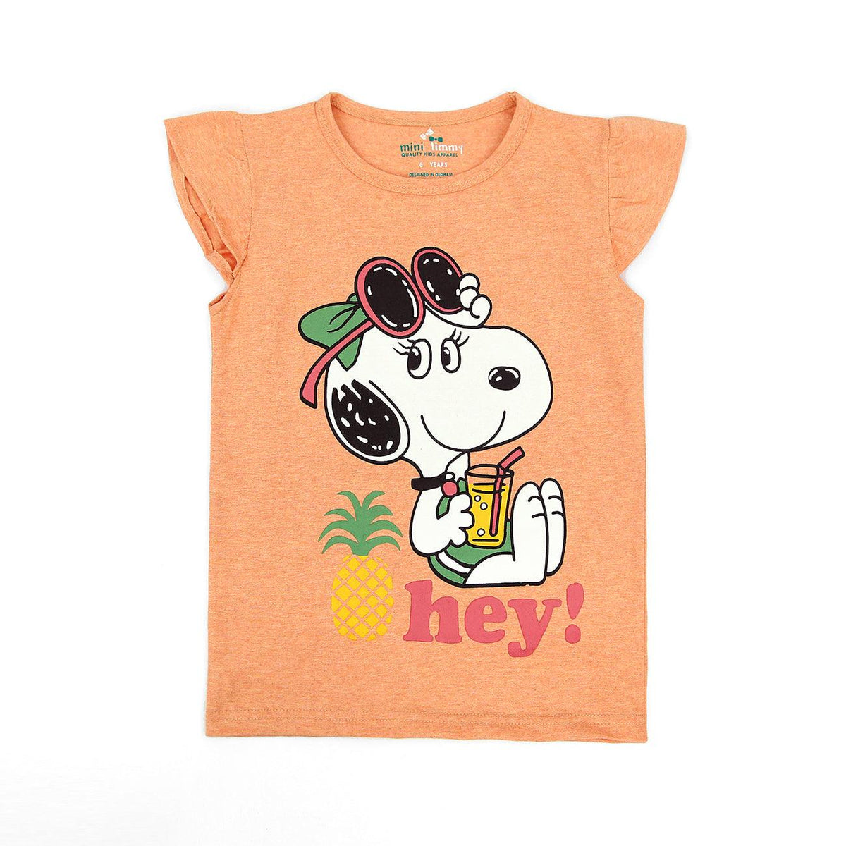 Girls Soft Cotton Printed T-Shirt 9 MONTH - 10 YRS (MI-11380) - Brands River