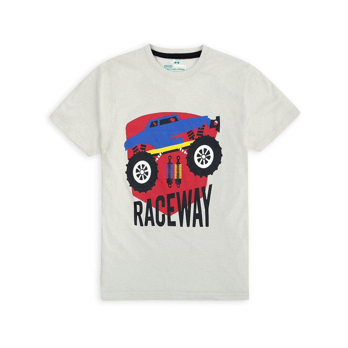 Boys Soft Cotton &quot;Race Way&quot; Printed T-Shirt 9 MONTH - 10 YRS - Brands River