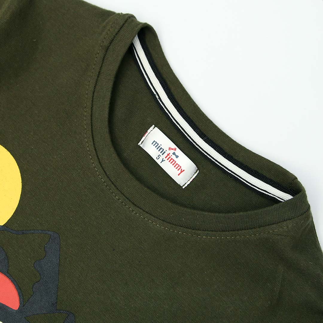 Boys &quot;Mickey Mouse&quot; Printed Soft Cotton T-Shirt