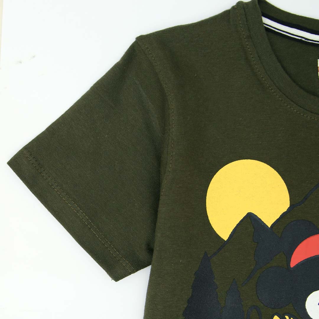 Boys &quot;Mickey Mouse&quot; Printed Soft Cotton T-Shirt