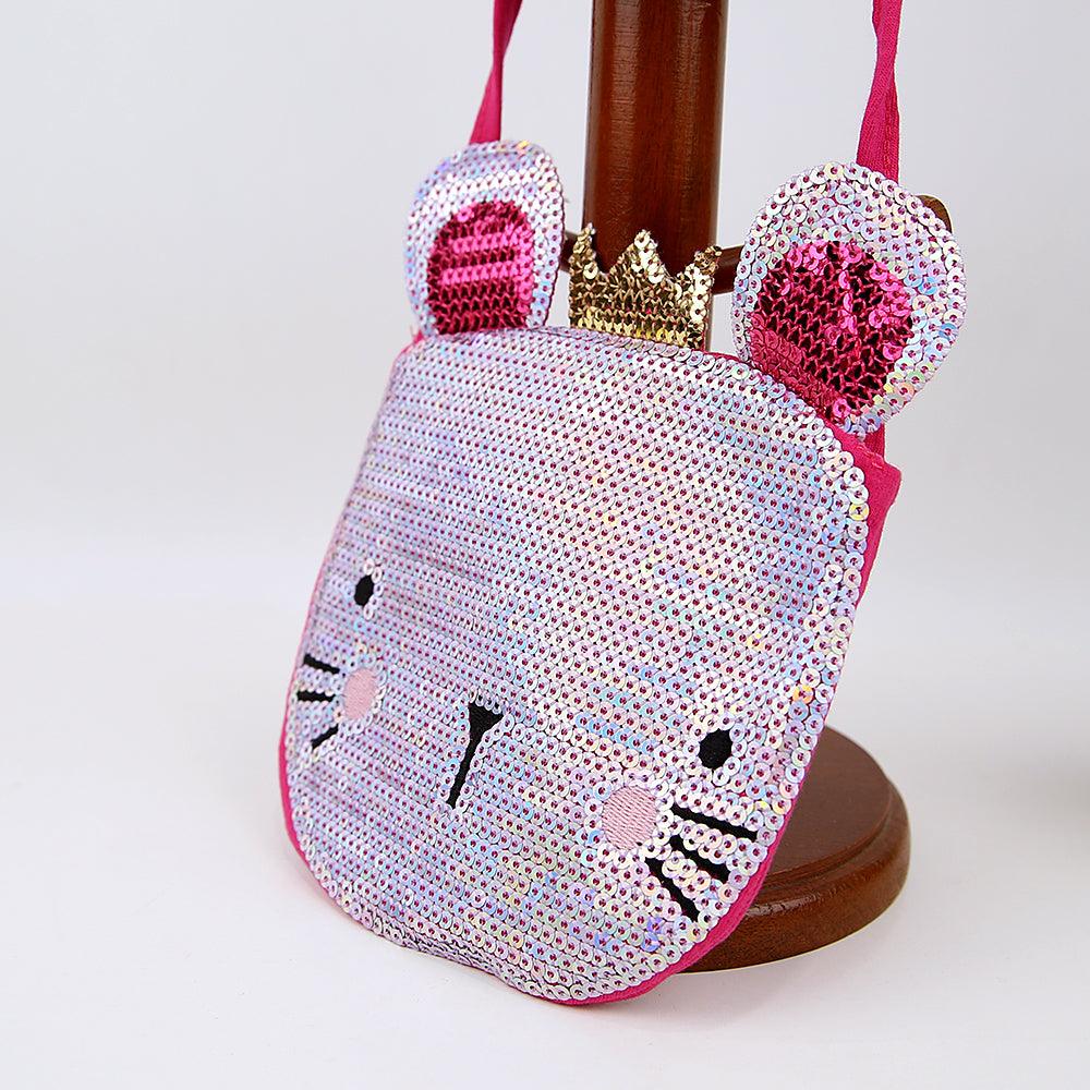 Imported Stylish Sequin Cross Body Cotton Bag For Girls - Brands River