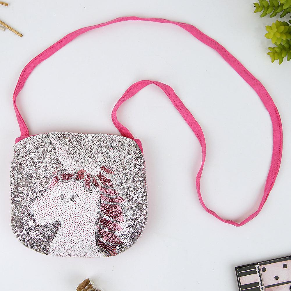 Imported Stylish Sequin Cross Body Cotton Bag For Girls - Brands River
