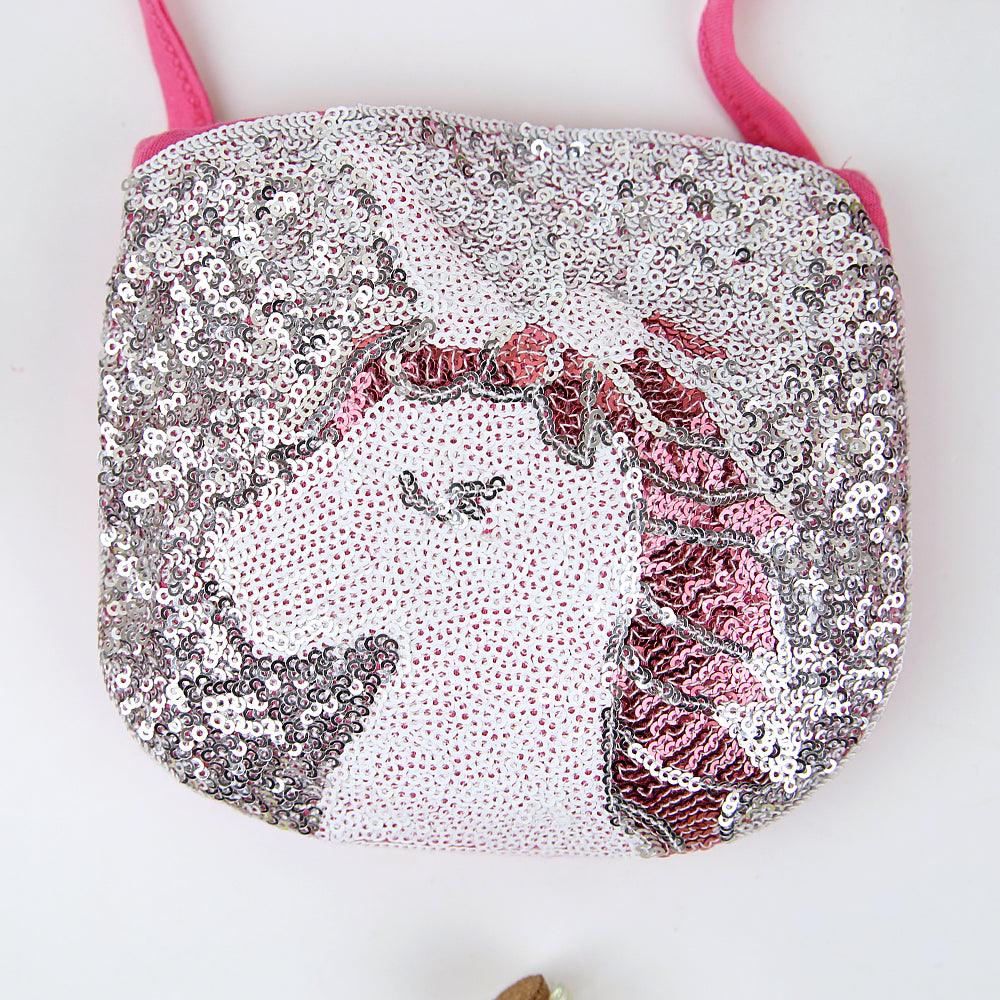 Imported Stylish Sequin Cross Body Cotton Bag For Girls - Brands River