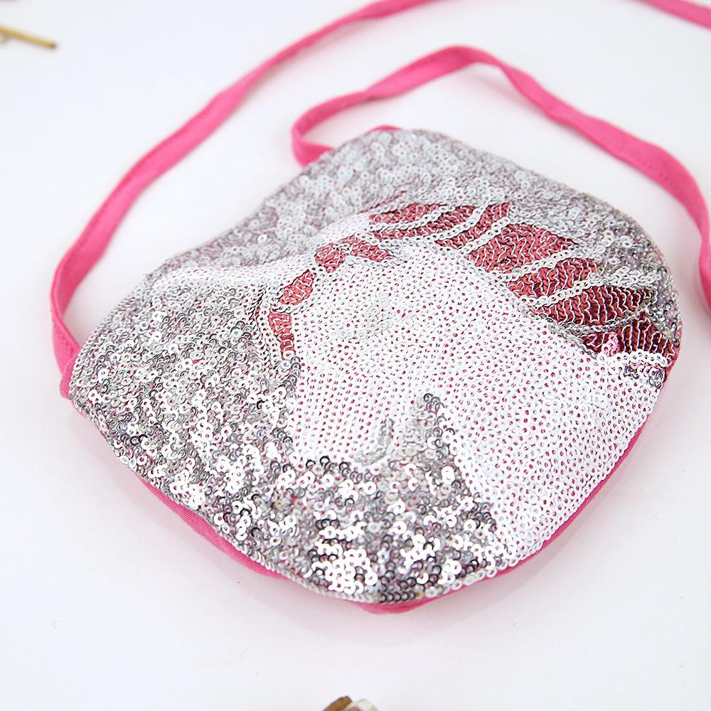 Imported Stylish Sequin Cross Body Cotton Bag For Girls - Brands River