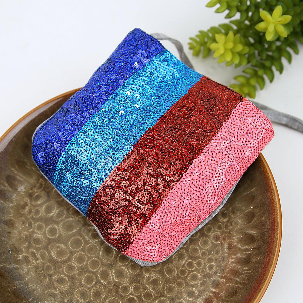 Imported Stylish Sequin Cross Body Cotton Bag For Girls - Brands River