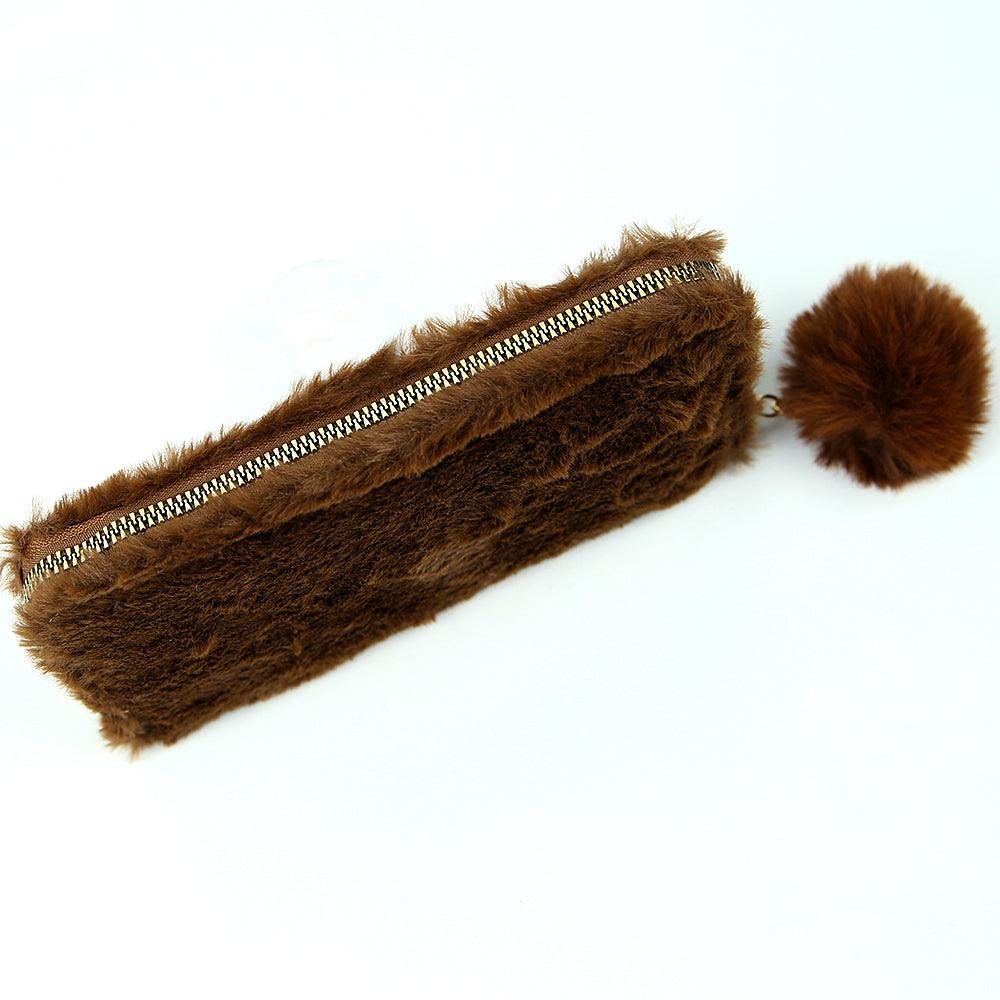 Fur Wrapped Clutch Bag with floating liquid - Brands River