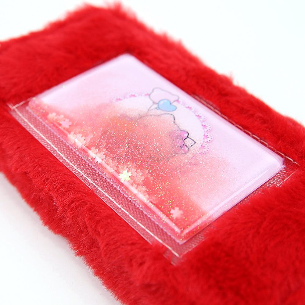 Fur Wrapped Clutch Bag with floating liquid - Brands River