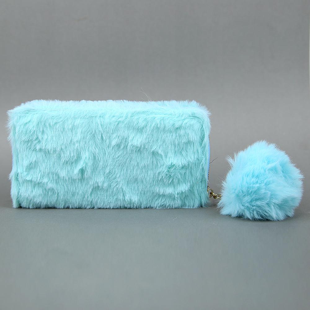 Fur Wrapped Clutch with floating liquid - Brands River