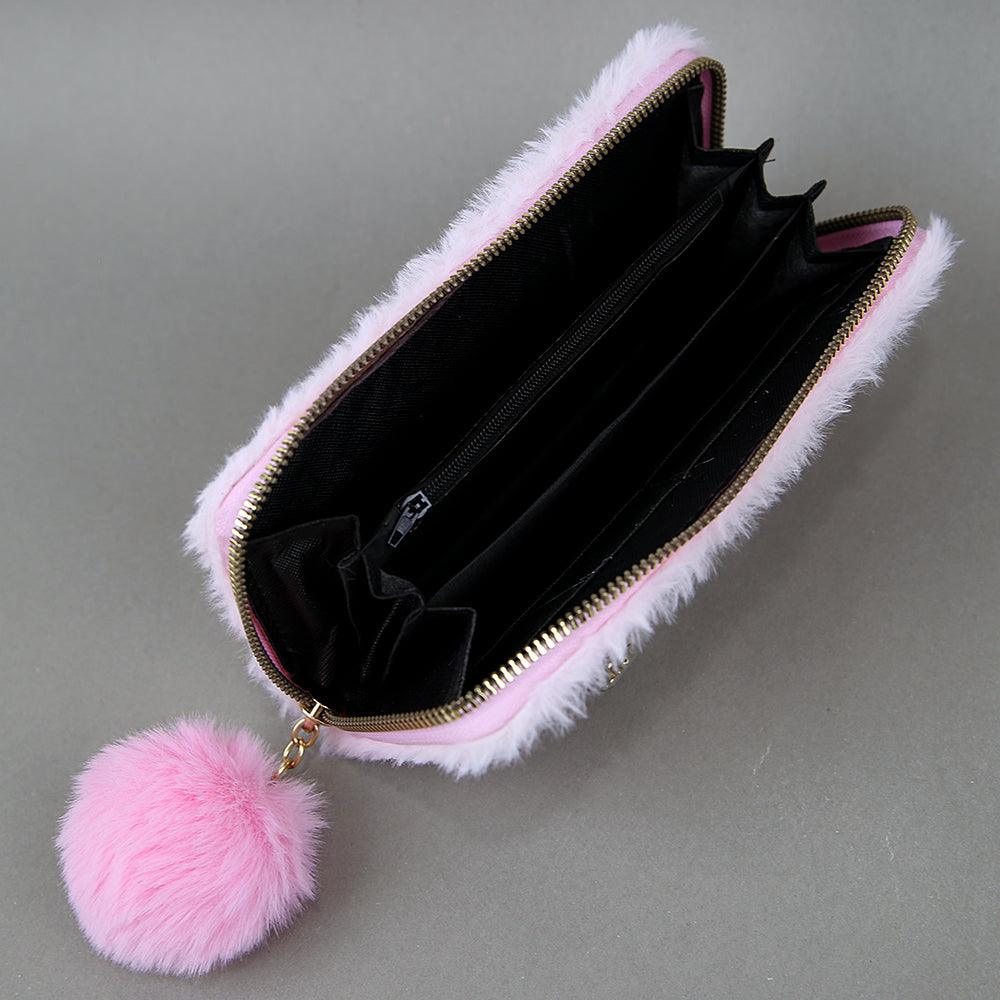 Fur Wrapped Clutch with floating liquid - Brands River
