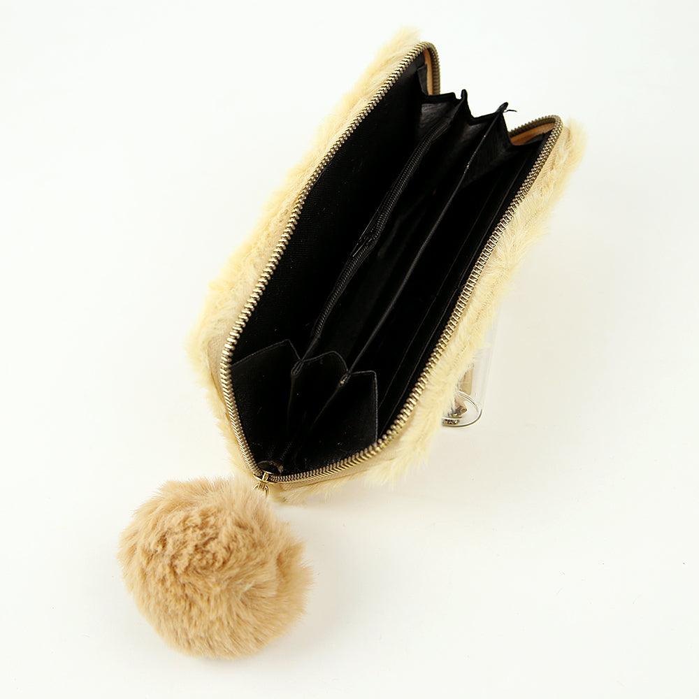 Fur Wrapped Clutch with floating liquid - Brands River
