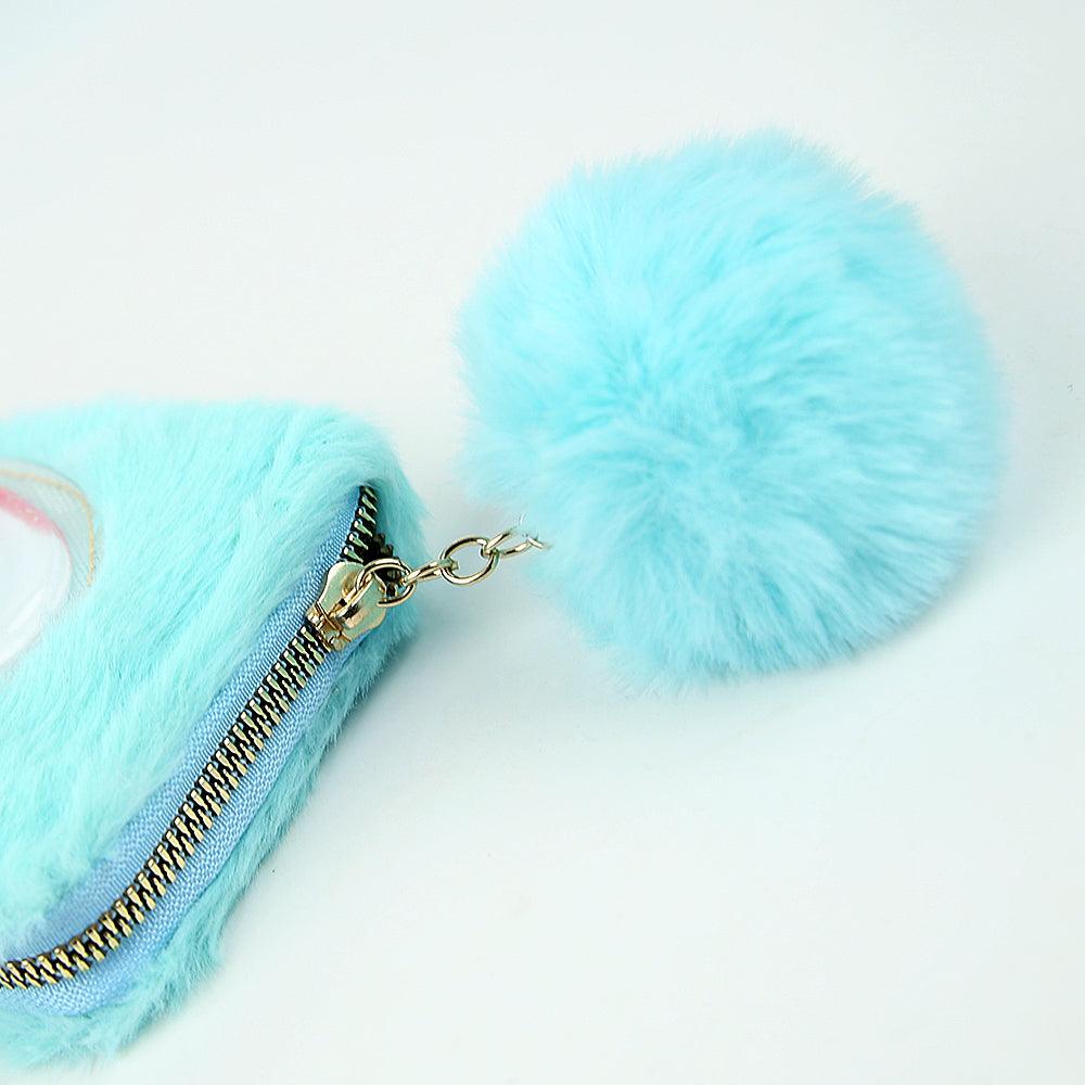 Fur Wrapped Clutch with floating liquid - Brands River