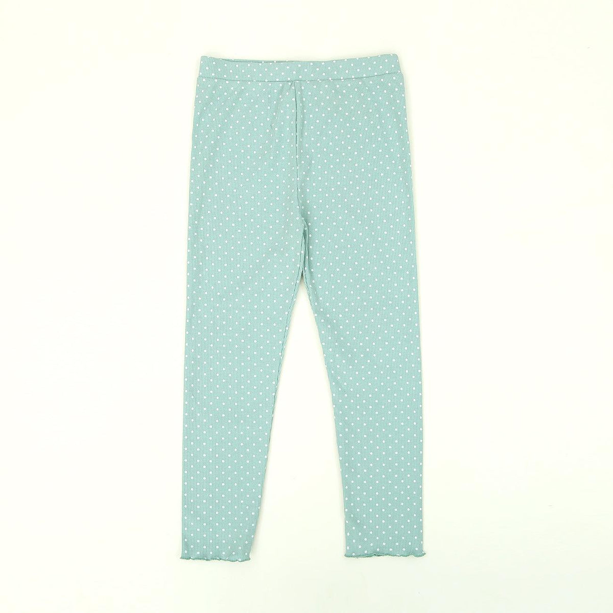 Imported All-Over Printed Soft Cotton Rib Legging For Girls 1.5-2 YRS - 5-6 YRS (LE-11565) - Brands River