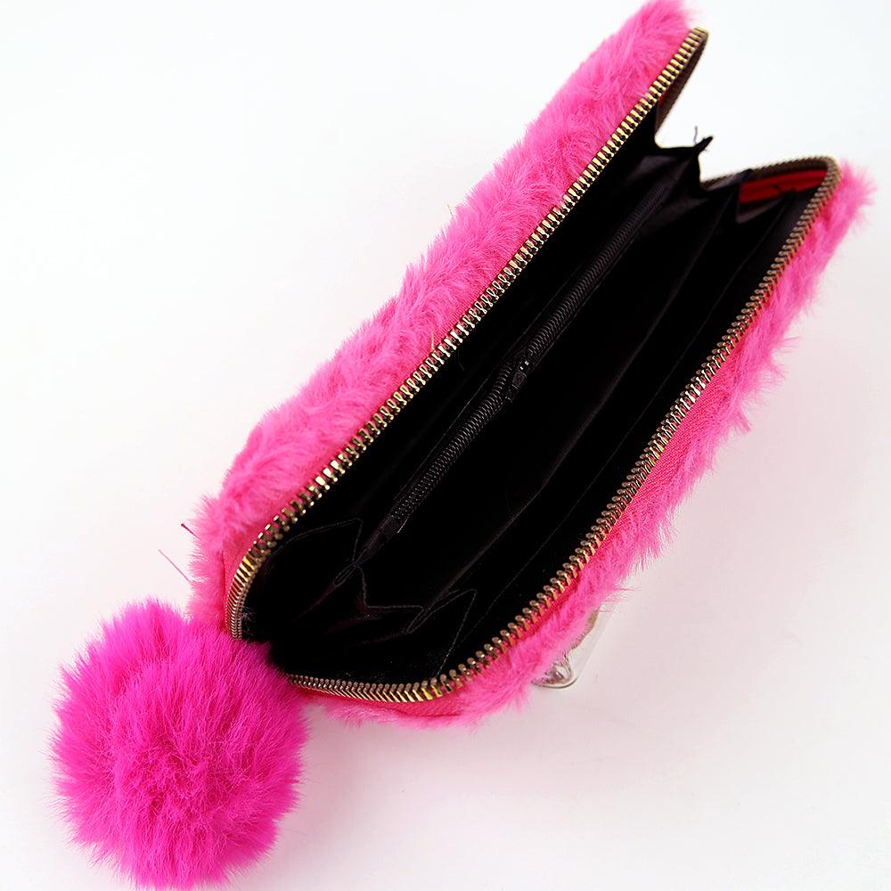 Fur Wrapped Clutch with floating liquid - Brands River