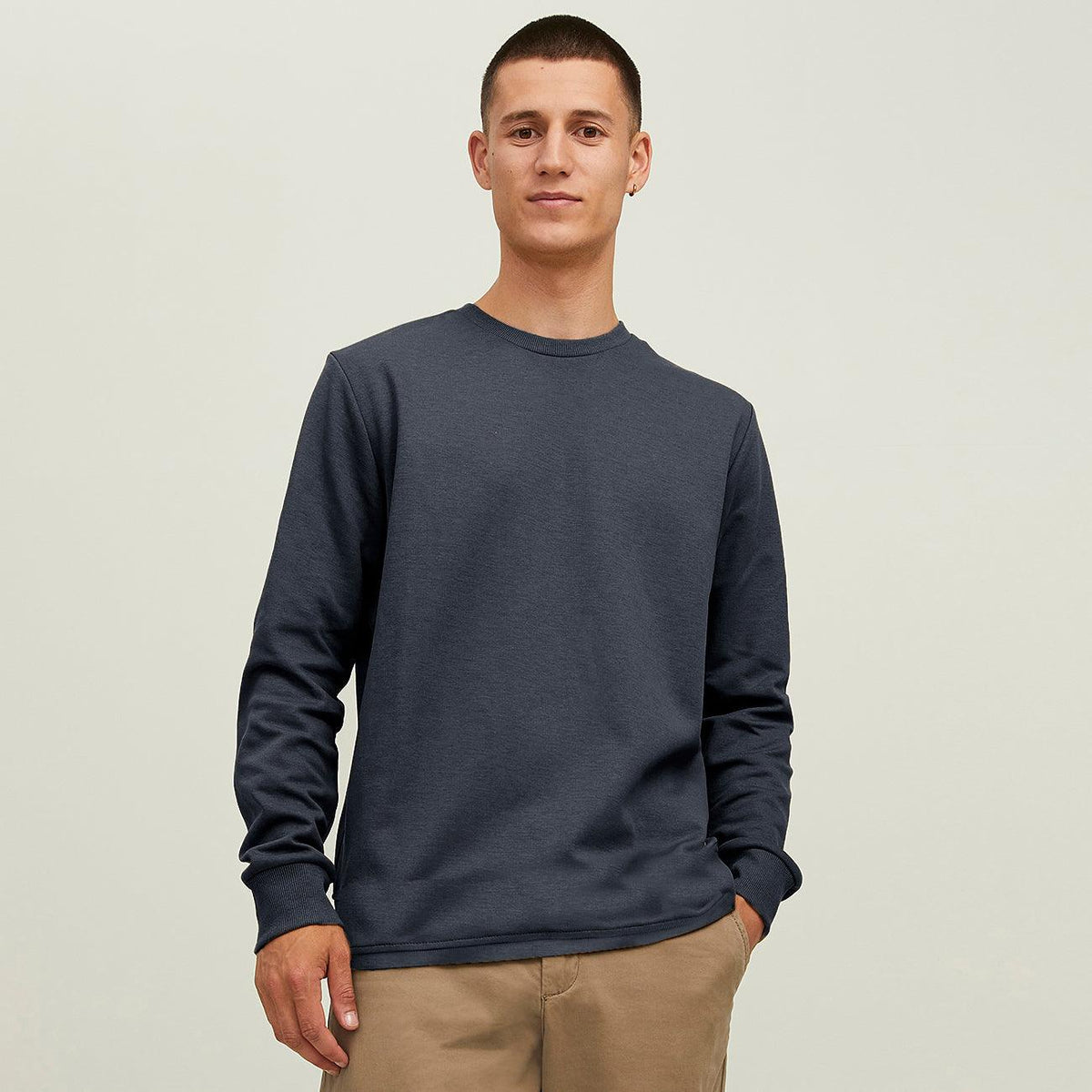 Men Premium Quality Soft Cotton Rib SweatShirt (RE-120149) - Brands River
