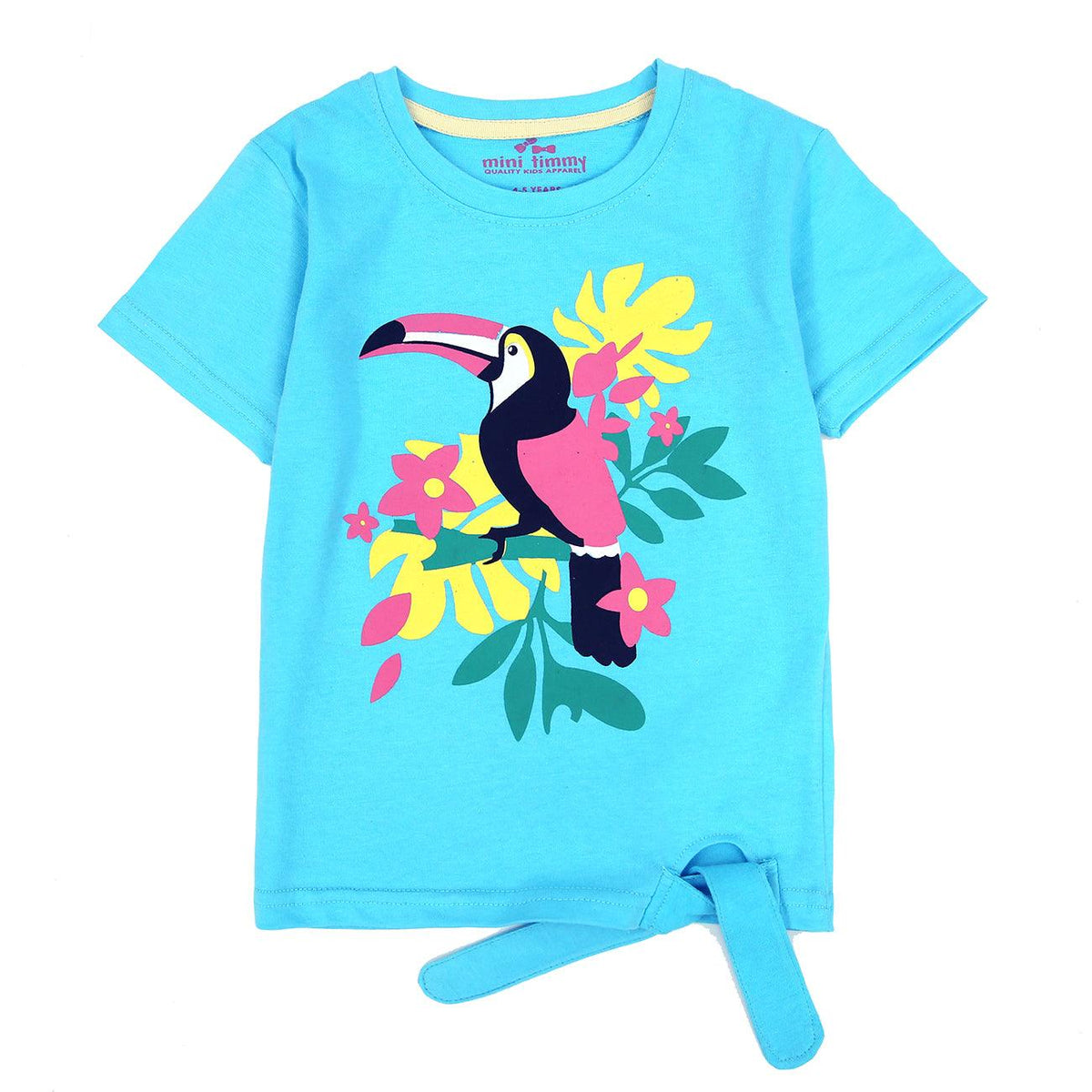 Girls Fashion Color-Full Printed Soft Cotton T-Shirt 9-12 MONTH - 9-10 YRS (MI-11679) - Brands River