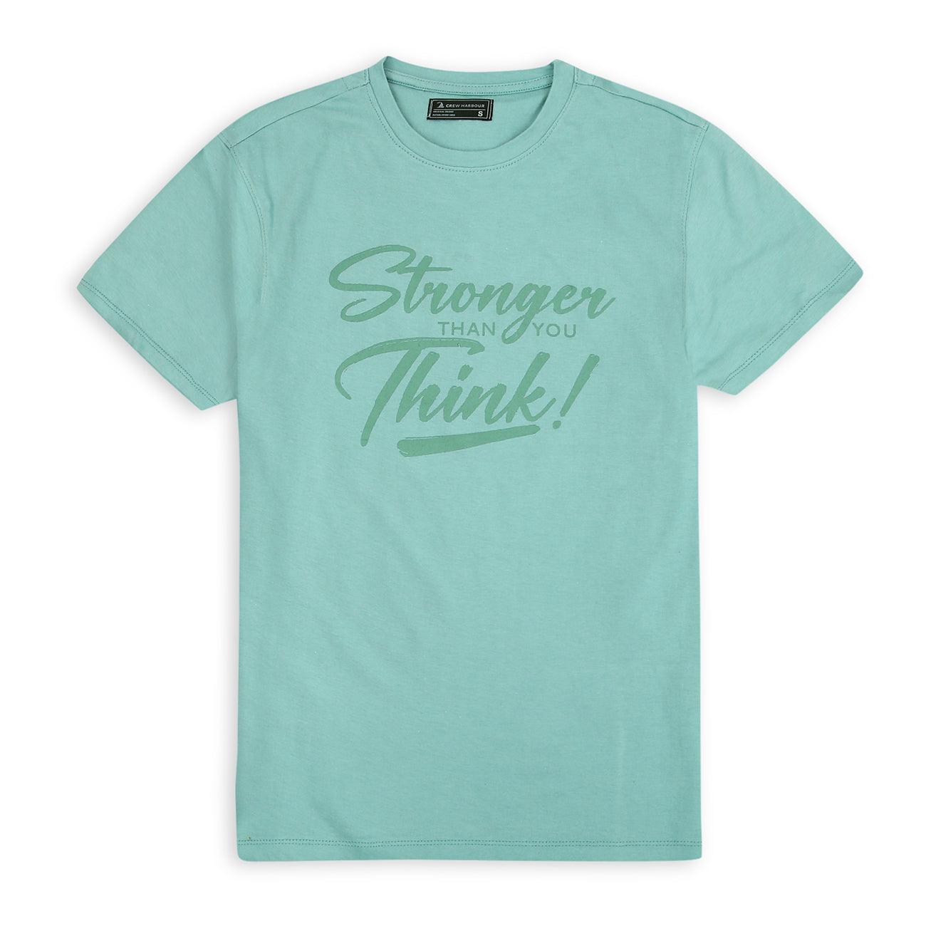 Men Premium Quality Soft Cotton Printed T-Shirt (CR-11700) - Brands River