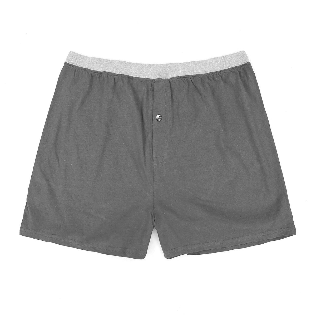 One Button Fly Pack Of 2 Boxer Shorts For Men (FL-11697) - Brands River