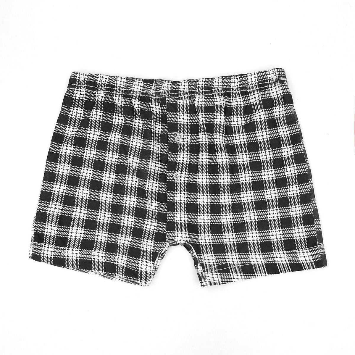 One Button Fly Pack Of 2 Boxer Shorts For Men (11697) 