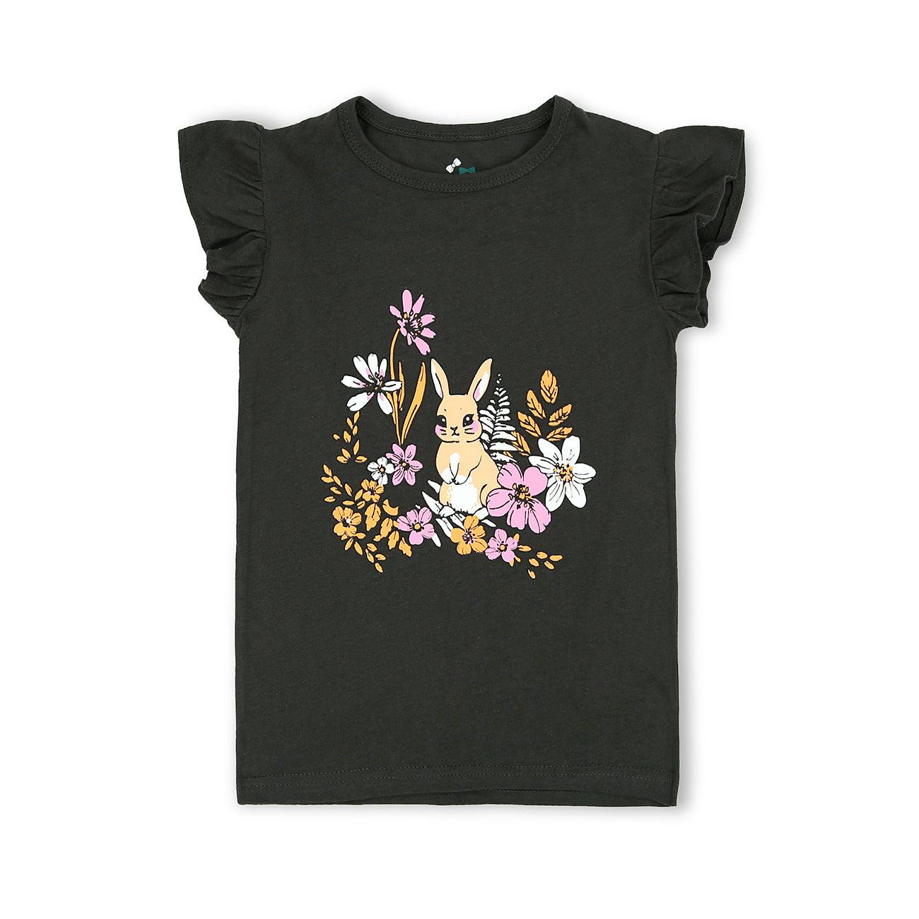 Girls Printed Soft Cotton T-Shirt 9 MONTH - 10 YRS (MI-10966) - Brands River
