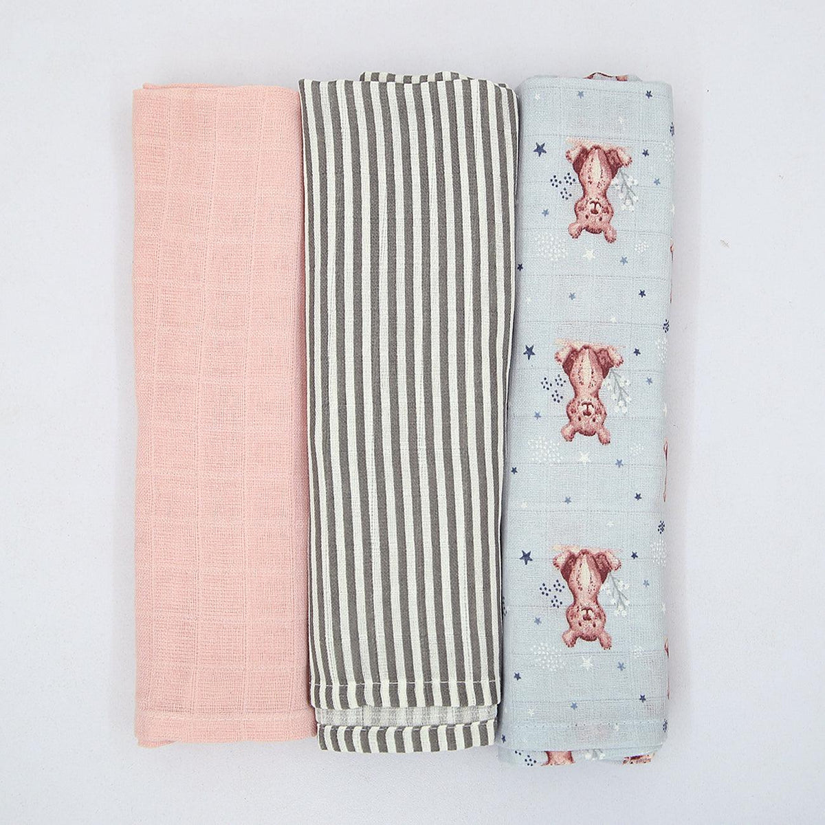 All-Over Printed Soft Cotton Baby Receiving Blanket (ST-11755) - Brands River