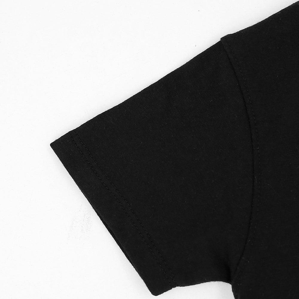 Boys &quot;Dino&quot; Printed Soft Cotton Black T-Shirt 9 MONTH - 10 YRS (MI-10965) - Brands River