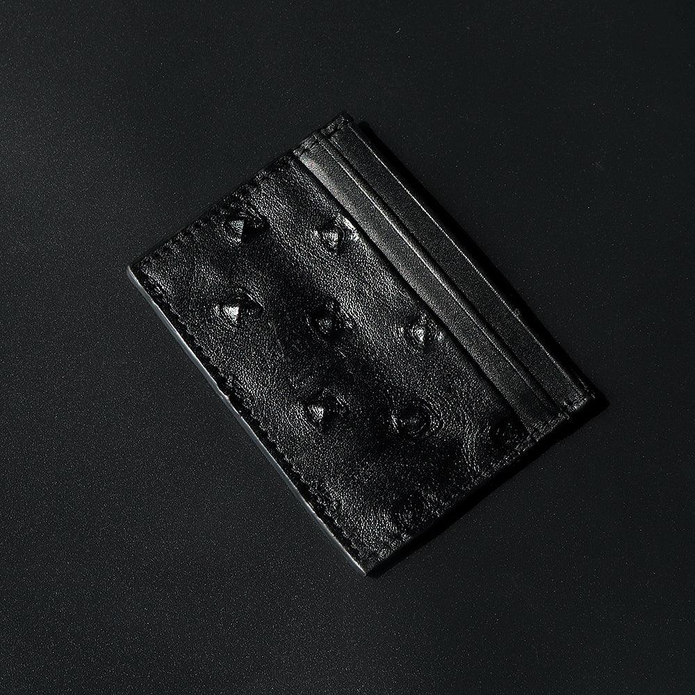 Dear Stag Genuine Textured Leather Black Card Holder (DS-4787) - Brands River