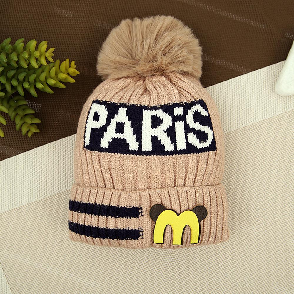 Baby Fur Lined Soft Premium Quality &quot;Paris&quot; Knitted Stretch Caps - Brands River