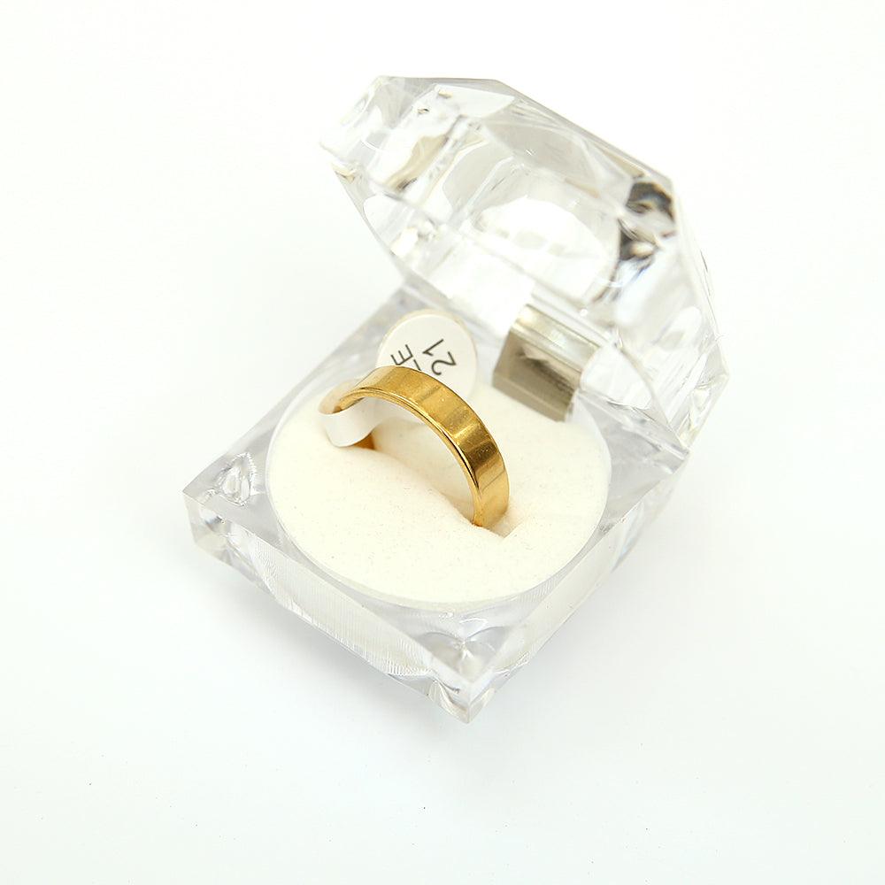 Minimal Gold Color Ring (RI-10853) - Brands River
