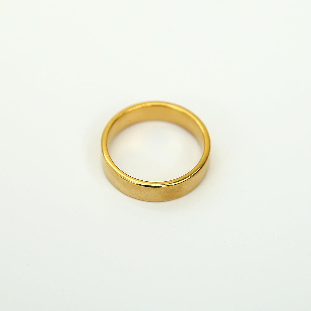 Minimal Gold Color Ring (RI-10853) - Brands River