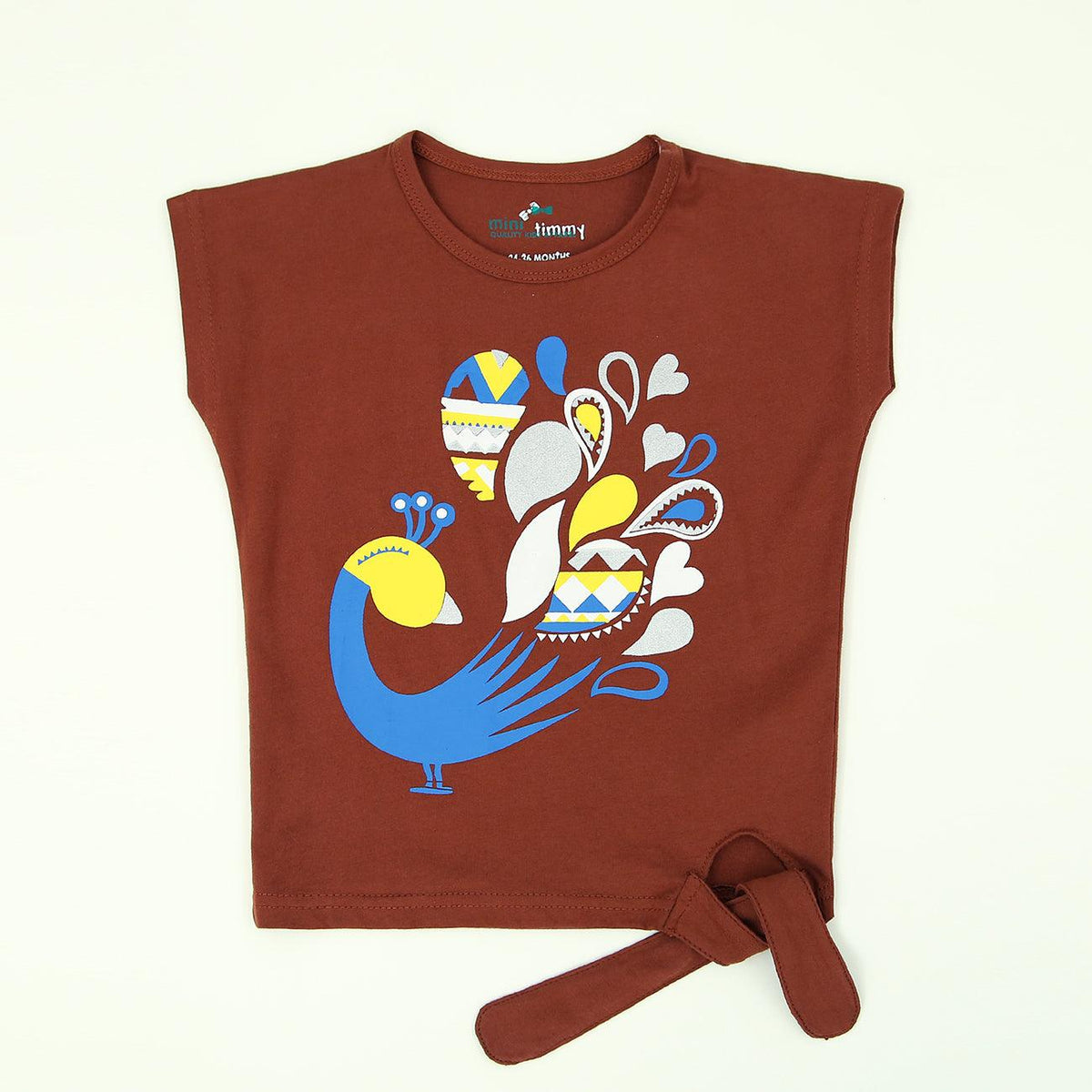 Girls Fashion Soft Cotton Printed T-Shirt 9 MONTH - 10 YRS (MI-11065) - Brands River